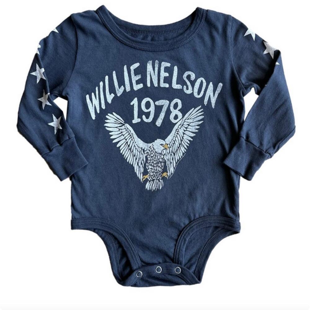 NEW Rowdy Sprout Willie Nelson Bodysuit,6/12m, NWOT